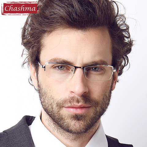Chashma marca Anti radiación gafas hombres óptica gafas Anti reflectante bisagra de resorte de primavera computadora gafas de marco de 140mm ► Foto 1/3