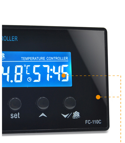 Controlador de termostato de Sauna con sensor NTC, controlador de salida de relé de 10A y 220V ► Foto 1/6