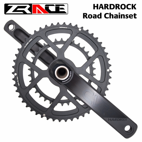 ZRACE HARDROCK 2x10 /11/12 Speed Road Chainset protector de manivela de rueda de cadena, 50/34T, 165mm/170mm/172,5mm/175mm, bielas ► Foto 1/6