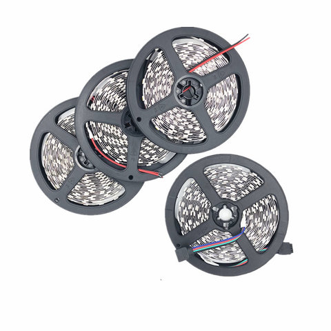 De 5M o 10 M/Pack tira de LED 5050 RGB luces 12V Flexible casa decoración iluminación SMD 5050 LED cinta blanco/caliente Blanco/azul/verde ► Foto 1/6