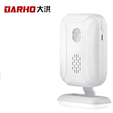 Sensor de timbre de puerta con Sensor de movimiento infrarrojo inalámbrico de bienvenida de seguridad para el hogar tienda de tonos de llamada DARHO36 ► Foto 1/6