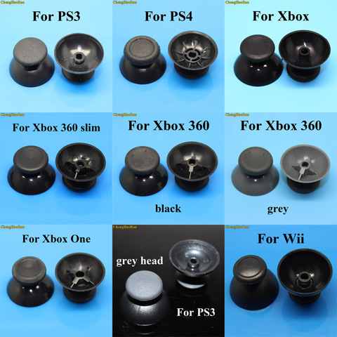 Palanca de mando analógica, 2 unidades, tapa de agarre para Sony PlayStation Dualshock 3/4 PS3 PS4 Xbox 360/One joypad, controlador ► Foto 1/1