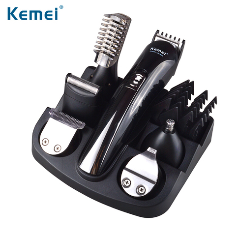 Kemei-cortadora de barba y pelo eléctrico 600 6 en 1 para hombre, máquina de afeitar recargable, herramientas de estilismo, KM-600 de afeitar ► Foto 1/1