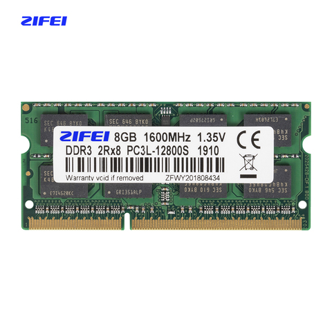 ZIFEI DDR3L 8GB 4GB 1600 GB, 1333 MHZ, 1,35 V portátil sdram so dimm memoria ram ► Foto 1/6