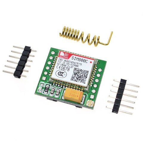Más pequeño SIM800C módulo GSM GPRS tarjeta MicroSIM Core Board cuatribanda TTL puerto serie (Compatible SIM800L SIM900A) ► Foto 1/6