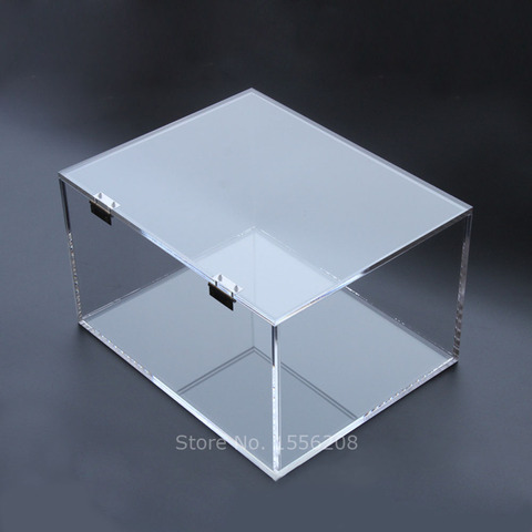 Caja acrílica personalizada con tapa, joyero rectangular de boda, soporte de regalo único, caja de suministros de almacenamiento ► Foto 1/5