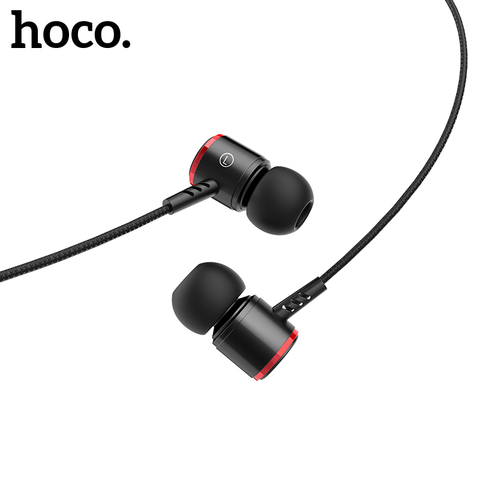 HOCO Auriculares en los Oídos auriculares Universal Deportes Auricular Con Cable Micrófono De Viaje para iPhone/Android Ergonómico para Teléfonos 3.5mm Auriculares ► Foto 1/6