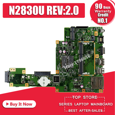 Nuevo X553MA placa base N2830U REV2.0 para For Asus X503M F553MA F553M X553MA portátil placa base X553M X553MA placa base 100% prueba OK ► Foto 1/6