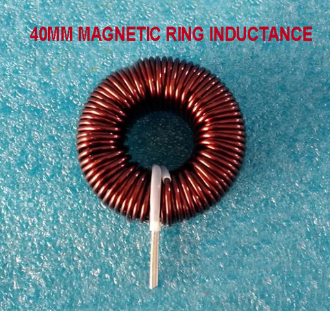 Inductor magnético de ferrosilicio de gran potencia, 40mm, 50UH-2MH, filtro, Inductor, anillo de inductancia magnética PFC para convertidor de DC-DC ► Foto 1/1