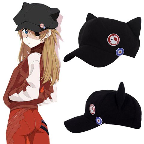 Sombrero de béisbol de felpa con sombrero de anime, gorra de béisbol de felpa con sombrero de anime de Oreja de Gato ► Foto 1/6