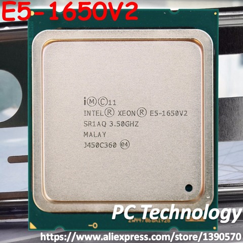 Original procesador Intel Xeon E5 1650V2 3,50 GHz 6-Core 12 MB FCLGA2011 130 W E5-1650V2 1 año de garantía envío Gratis E5 1650 V2 ► Foto 1/1