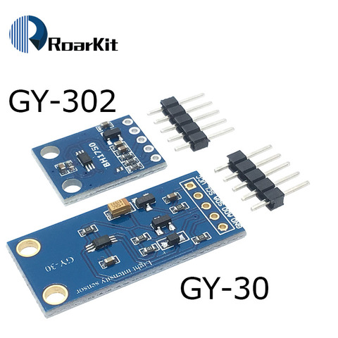 GY-30 GY-302 BH1750 BH1750FVI Chip la intensidad de la luz Módulo Sensor de luz para Arduino 3V-5V ► Foto 1/6
