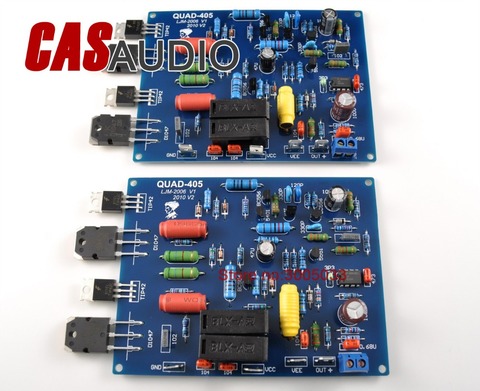 Placa amplificadora DE POTENCIA ESTÉREO, Amplfier AMP, Ref Quad 100, 405 W x 2, para bricolaje, un par ► Foto 1/5