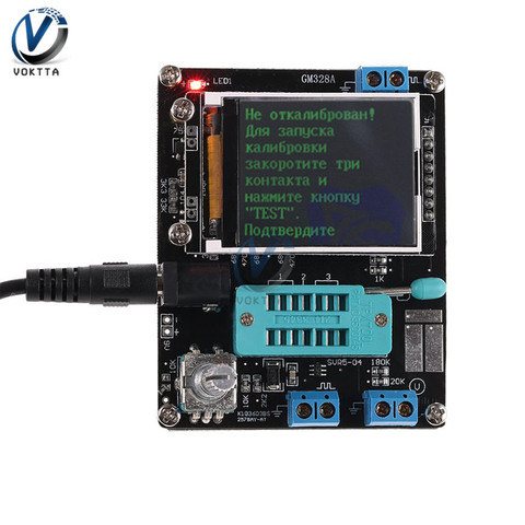 LCD GM328A GM328 probador de transistores diodo capacitancia voltaje medidor de frecuencia PWM onda cuadrada generador de señal SMT soldadura ► Foto 1/6