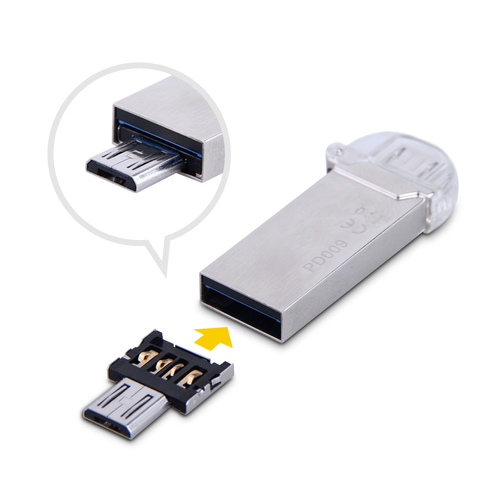 DM OTG adaptador OTG función en el teléfono USB flash drive móvil Adaptadores ► Foto 1/4