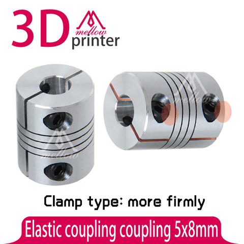 Eje flexible Reprap Z, acopladores de 5mm a 8mm para impresora Reprap Hi3D, Mendel, CNC, 4 unids/lote ► Foto 1/3