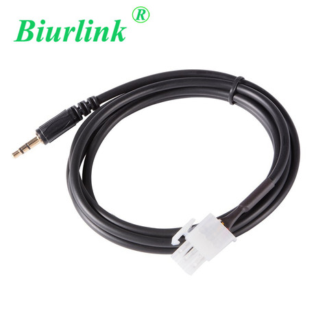 Biurlink-conector de Audio macho, 3,5mm, Cable de entrada de Audio auxiliar de 3 pines, adaptador para motocicleta Honda GL1800 Goldwing ► Foto 1/4