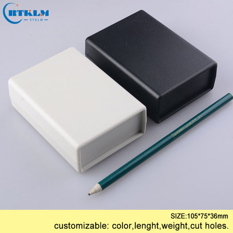 Caja de plástico para caja de conexiones electrónica diy personalizada ABS diy para PCB proyecto caja de instrumentos 105*75*36mm dos colores IP55 ► Foto 1/6