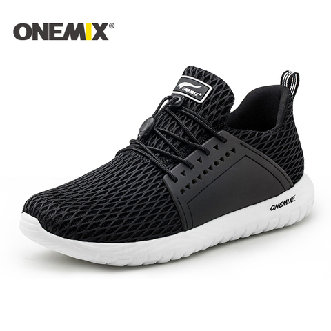 Onemix-Zapatillas deportivas de verano para hombre y mujer, zapatilla ligera de malla transpirable para caminar al aire libre, senderismo, unisex ► Foto 1/1