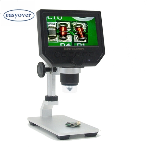 Microscopio electrónico Digital USB, microscopio portátil VGA, 4,3 pulgadas, LCD, 3,6mp, cámara de aumento HD para reparación de la placa base Pcb, 1-600x ► Foto 1/6