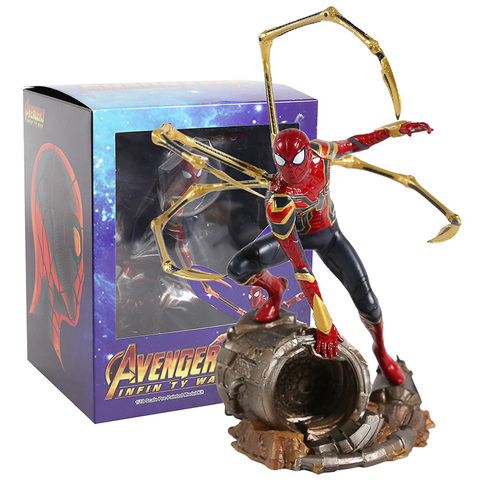 Iron Studios Iron Spider 1/10 escala PVC figura de juguete de modelos coleccionables ► Foto 1/6