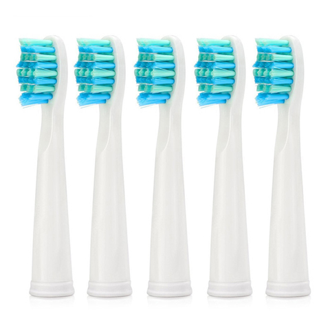 5 unids/set Seago cabeza de cepillo de dientes para SG-507B/908/909/917/610/659/719/910/949/958 cepillo de dientes eléctrico de cepillo de dientes de la cabeza ► Foto 1/6
