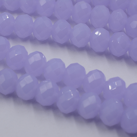 FLTMRH-Cuentas de vidrio de cristal facetadas para fabricación de joyas, abalorios redondos sueltos, color púrpura, 4mm, 140 Uds., Rondelle Austria ► Foto 1/6