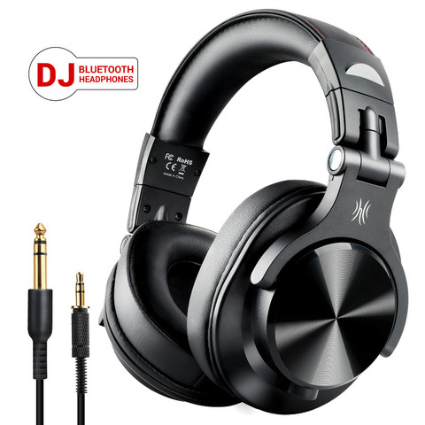 Onodio Fusion sobre el oído auriculares Bluetooth Monitor de grabación de estudio profesional auriculares con cable DJ auriculares inalámbricos con micrófono ► Foto 1/6