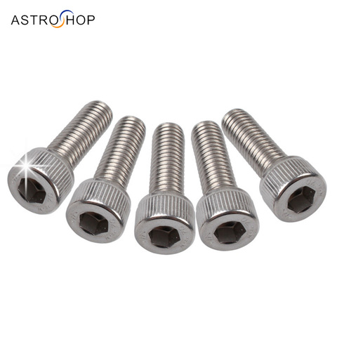 Tornillos de acero inoxidable 1/4, tamaño de 304 