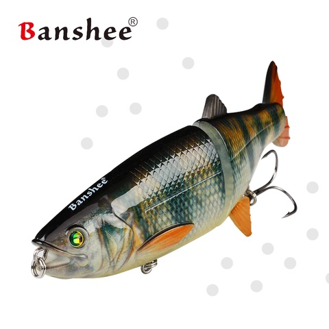 Banshee 200mm 90g 2 secciones AT01 vida multiarticulada como señuelo de pesca trucha cebo duro de artificail para atún pike bajo Swimbait ► Foto 1/6