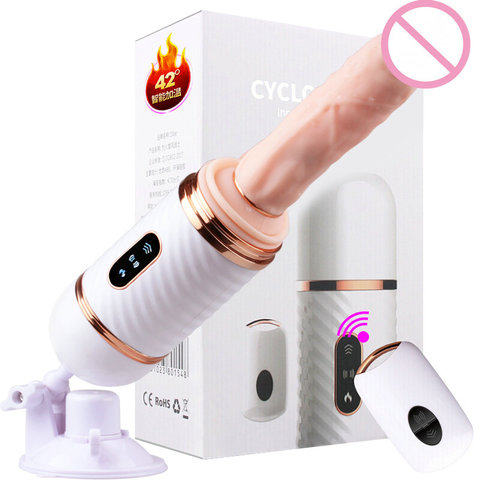 Vibrador telescópico automático de Control remoto inalámbrico vibrador para mujeres masturbación bombeo pistola juguetes sexuales para mujer ► Foto 1/6