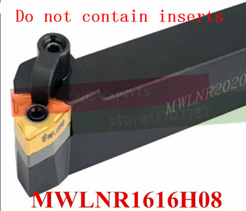 MWLNR1616H08-soporte de herramientas de torneado, CNC, MWLNR/L, herramientas de torneado exterior, herramientas de corte de torno para insertos WNMG080404/08 ► Foto 1/6