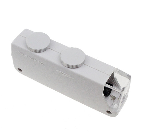 Uds nueva calidad de 160X-200X aumento de Zoom Len LED luz lámpara de luz de bolsillo lupa microscopio gran oferta ► Foto 1/6