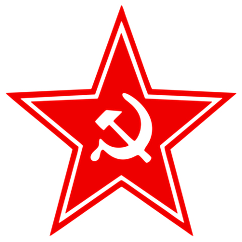 Pegatina de vinilo de Star of the USSR para decoración de coche, calcomanía roja de 15x15cm, CS-906 ► Foto 1/6