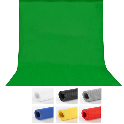 1.6X3 m estudio Fotografía fotografia Chroma key, Fondo de Pantalla Verde para Estudio Fotográfico de iluminación No Tejido 7 colores ► Foto 1/6