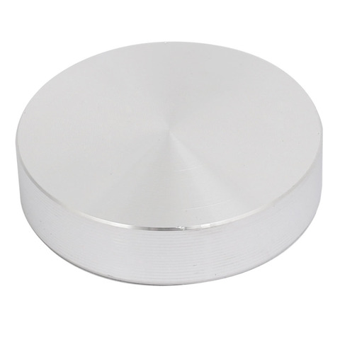 UXCELL-Accesorios de disco de aluminio para mesa de cristal, mesas de té, tono plateado, gran cantidad ► Foto 1/6