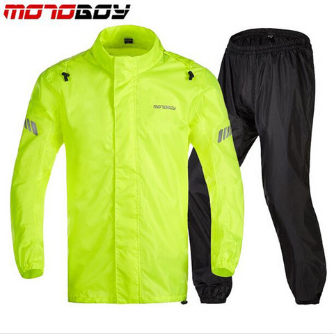 Traje impermeable para motocicleta, abrigo de lluvia, pantalones