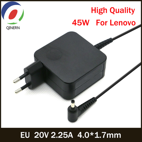 La UE 20V 2.25A 45W 4,0*1,7 MM AC adaptador cargador para Lenovo YOGA 310, 510, 520, 710 MIIX5 7000 12 13 ideapad 320, 100 de 110 N22 N42 ► Foto 1/5