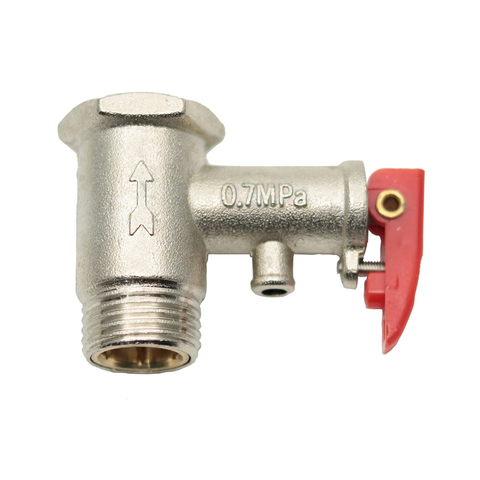 Válvula de seguridad para calentadores de agua, válvula de alivio de temperatura y presión de 0,7 MPa G1/2 