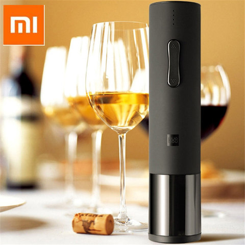 Xiaomi Mijia Original de alta calidad creativo abrebotellas de vino eléctrico duradero y conveniente 6 segundos y botella abierta ► Foto 1/6