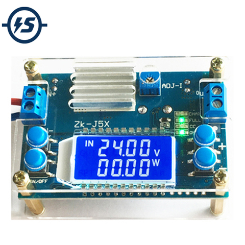 DC 1,2-32 V 5A voltaje corriente constante de LCD Digital de corriente de voltaje de pantalla ajustable reductor de la fuente de alimentación módulo ► Foto 1/6