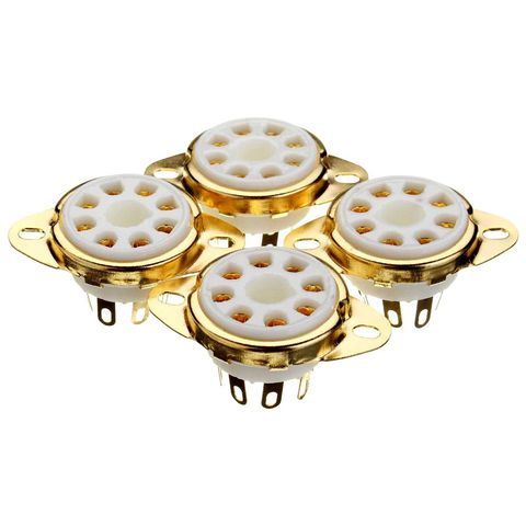 4PC 8 Pin enchufe de cerámica Top de tubo de vacío valor Octal para KT88 EL34 6V6 6650 274B ► Foto 1/6