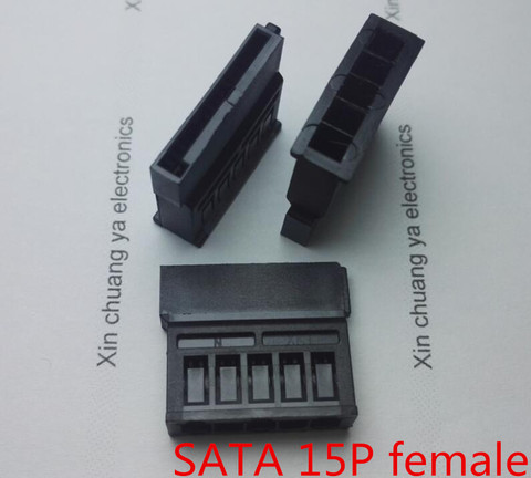 Pasadores tipo 3811-Sata PC ATX conectores de alimentación de disco duro plástico Shell hembra vivienda ► Foto 1/2