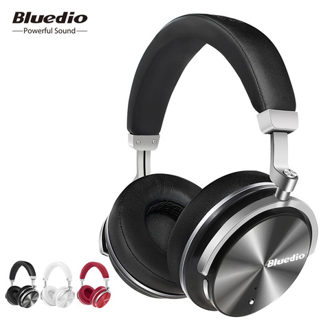 Bluedio T4 Active Cancelación de ruido auriculares inalámbricos Bluetooth auricular inalámbrico con micrófono para la música ► Foto 1/6