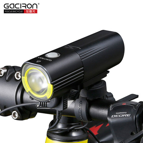 Gaciron-faro delantero LED V9S para bicicleta, con carga USB, batería interna, iluminación para ciclismo, advertencia Visual, farol de seguridad ► Foto 1/6