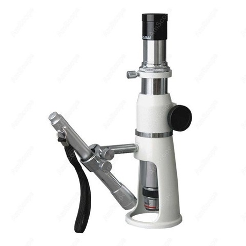 Microscopio de medición, suministros de AmScope, soporte 100X, tienda, microscopio de medición + Luz de bolígrafo ► Foto 1/1