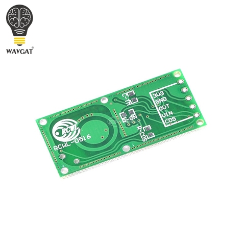 RCWL-0516 Módulo de sensor de radar de microondas, detección de movimiento humano, módulo inteligente, sensor ► Foto 1/2