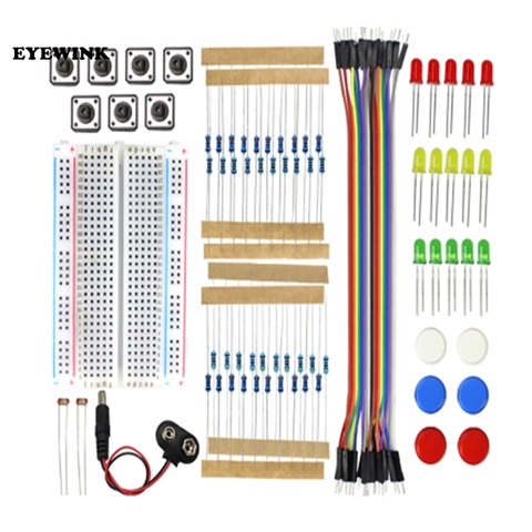 Kit de iniciación UNO R3, Mini Breadboard LED, botón de cable de puente para arduino Diy Kit ► Foto 1/2