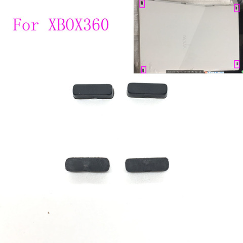 1 juego = 4 Uds. De patas de goma negras de repuesto para XBOX360 Slim funda carcasa cubierta de goma ► Foto 1/5