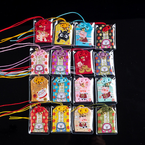 Omamori-bolsa transparente segura para la salud, colgante para guardar la fortuna, salud, Y01 ► Foto 1/5